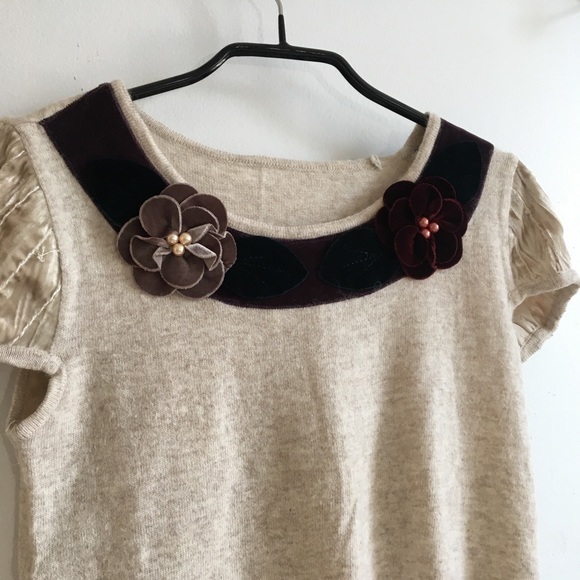 SOLD! 2/$20 Vintage short sleeves knit top - Picture 5 of 6